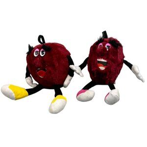 ACE Novelty Co. California Raisins Plush Toys Set Of Two 10" Tall READ